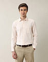Arrow Textured Manhattan Slim Fit Ceremonial Shirt