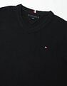 Tommy Hilfiger Solid Regular-Fit Cotton Sweater