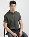 Tommy Hilfiger Slim Fit Heathered Polo Shirt