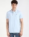 Tommy Hilfiger Solid Slim-Fit Cotton Polo Shirt
