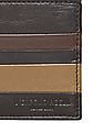 U.S. Polo Assn. Bi-Fold Striped Leather Wallet
