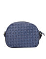 Tommy Hilfiger Women Navy Waverly All Over Monogram Sling Bag