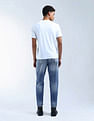 Flying Machine K-Crop Fit Lightly Distressed Jeans