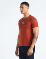 Flying Machine Crew Neck Solid T-Shirt