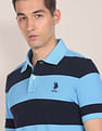 U.S. Polo Assn. Pique Striped Polo Shirt