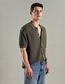 Tommy Hilfiger Texture Relaxed-Fit Cotton Shirt
