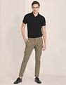 U.S. Polo Assn. Austin Trim Fit Textured Casual Trousers