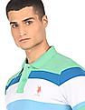U.S. Polo Assn. Pique Striped Polo Shirt