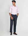 Arrow Classic Regular Fit Tartan Formal Shirt
