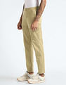 Flying Machine Relaxed Fit Solid Trousers