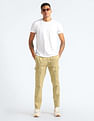Flying Machine Relaxed Fit Solid Trousers