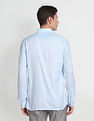Arrow Patterned Twill Cotton Shirt