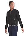 Flying Machine Women Long Sleeve Bomber Jacket