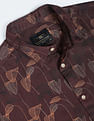 Flying Machine Tropical Print Cotton Shirt