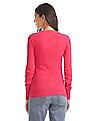 Aeropostale Long Sleeve Ribbed Henley T-Shirt