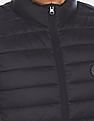U.S. Polo Assn. Men Black Sleeveless Quilted Puffer Jacket