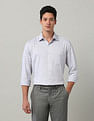 Arrow Liberty Classic Fit Vertical Striped Shirt