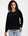 Calvin Klein Monogram Print Crew Neck Sweatshirt