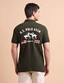 U.S. Polo Assn. Denim Co. Brand Printed Muscle Fit Polo Shirt
