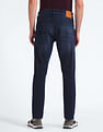 Flying Machine Mid Rise Slash Slim Tapered Jeans