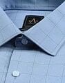 Arrow Liberty Classic Fit Windowpane Checked Shirt