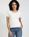 Tommy Hilfiger Texture Slim-Fit Cotton T-Shirt