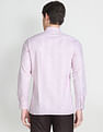 Arrow Woven Patterned Grid Formal Shirt