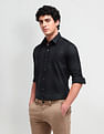 Arrow Newyork Manhattan Slim Fit Textured Shirt