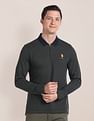 U.S. Polo Assn. Solid Long Sleeve Polo Shirt