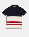 Tommy Hilfiger Kids Boys Colorblock Regular-Fit Cotton Polo T-Shirt