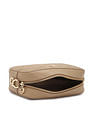 Tommy Hilfiger Textured Beige PU Sling Bag