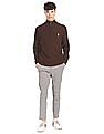 U.S. Polo Assn. High Neck Solid Sweater
