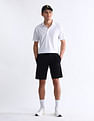 USPA Active Solid Slim Fit Active Shorts