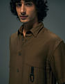 Flying Machine Textured Oversized Fit Shirt