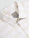 Arrow Patterned Dobby Cotton Shirt