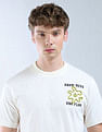 Flying Machine Aplliqued Pattern Color Of Home T-Shirt