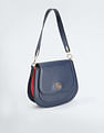 U.S. Polo Assn. Women Signature Colour Block Baguette Bag