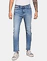 Tommy Hilfiger Men Blue Simon Skinny Fit Plush Lightly Distressed Jeans