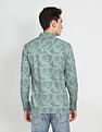 Flying Machine Floral Print Cotton Shirt