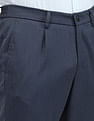 Arrow Newyork Slim Fit Solid Trousers