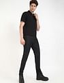 Calvin Klein Jeans Striped Regular-Fit Polyester Polo T-Shirt