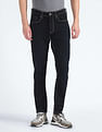 Flying Machine Mid Rise Slash Slim Tapered Fit Jeans