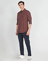 U.S. Polo Assn. Denim Co. Button Down Collar Check Casual Shirt