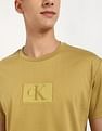 Calvin Klein Jeans Embroidered Logo Regular-Fit Cotton T Shirt
