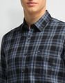 Arrow Sport Plaid Checks Slim Fit Shirt