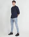 Flying Machine Horizontal Stripe Cotton Shirt
