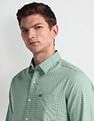 Arrow Sport Geometric Print Manhattan Slim Shirt