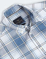 Flying Machine Tartan Check Herringbone Shirt
