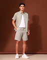 U.S. Polo Assn. Vertical Striped Slim Fit Chino Shorts