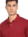 Arrow Sports Geometric Print Cotton Polo Shirt